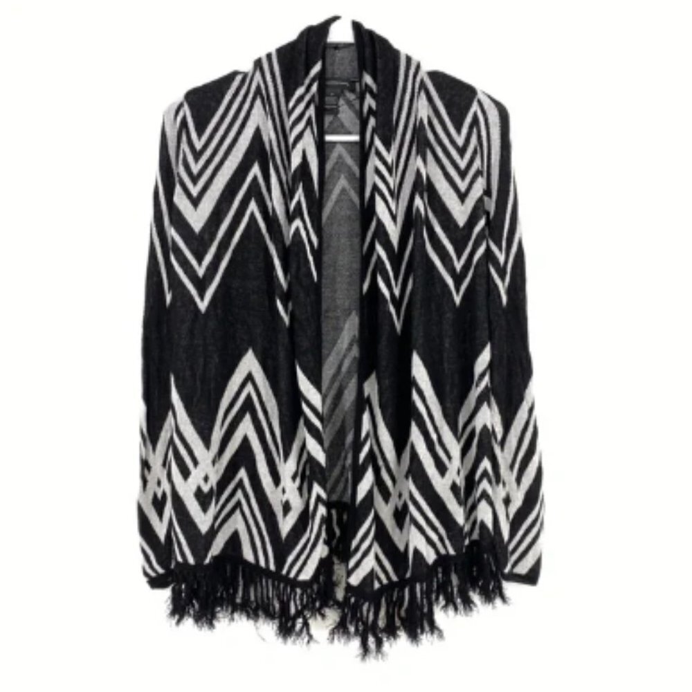 International Concept Women's Geometric Cardigan Sweater - M